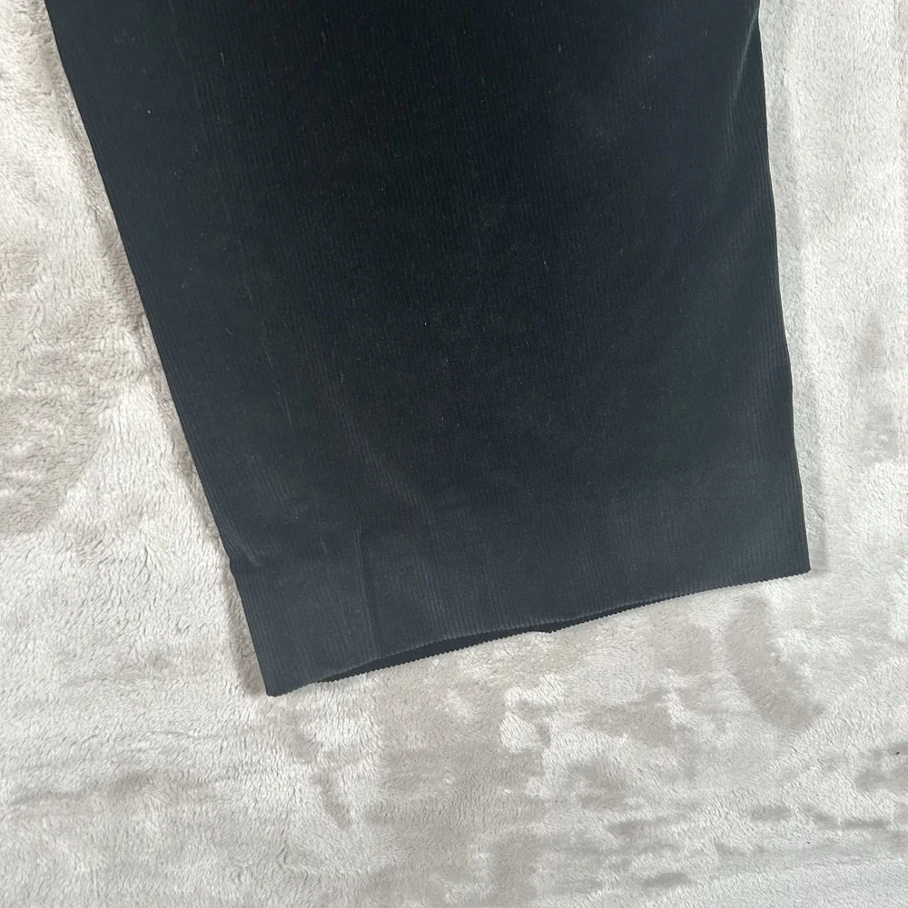 Brioni Cannes Corduroy Pants Mens Black 44R 40x28 Made In Italy Designer Preppy